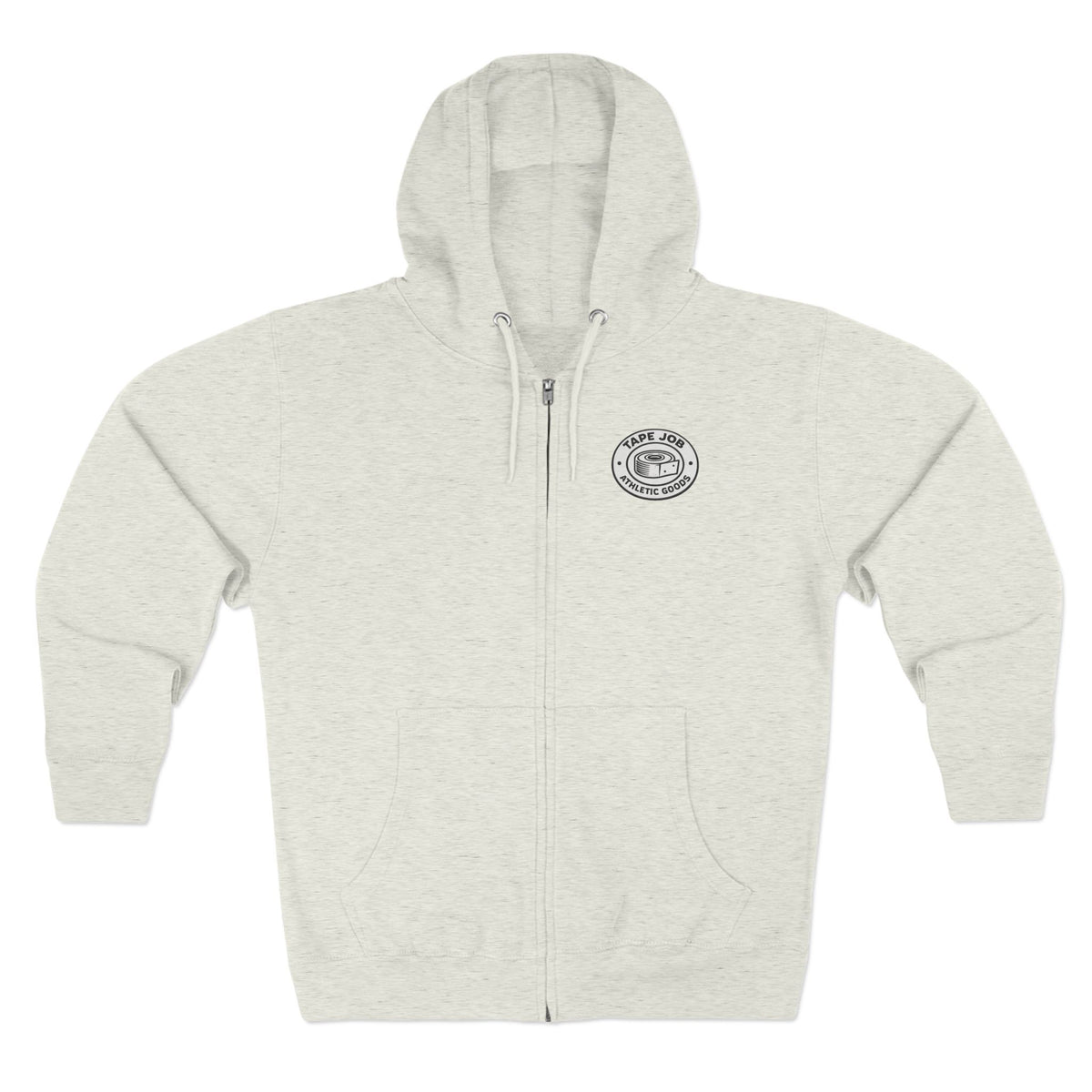 Tape Job Zip Front Hoodie