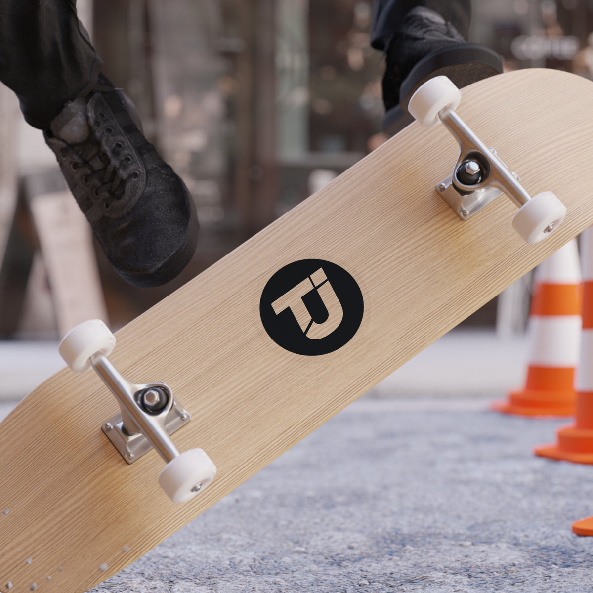 TJ Logo Sticker, Round, 1pcs