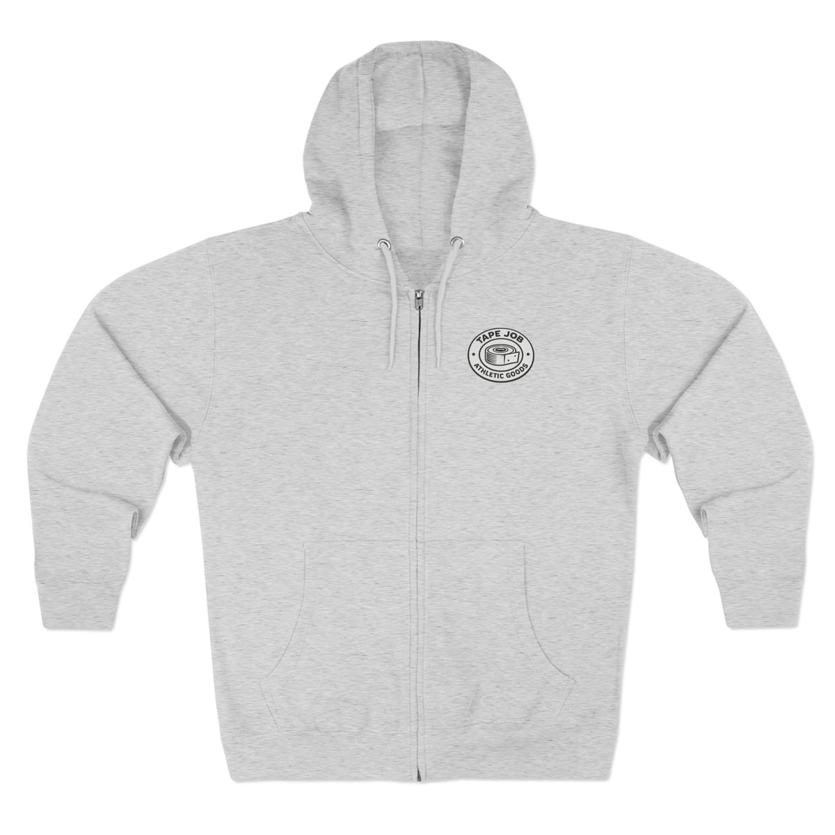 Tape Job Zip Front Hoodie