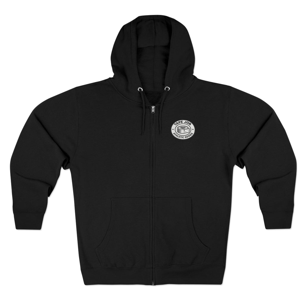 Tape Job Zip Front Hoodie