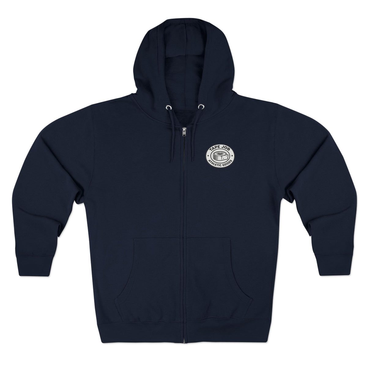 Tape Job Zip Front Hoodie