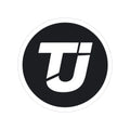TJ Logo Sticker, Round, 1pcs