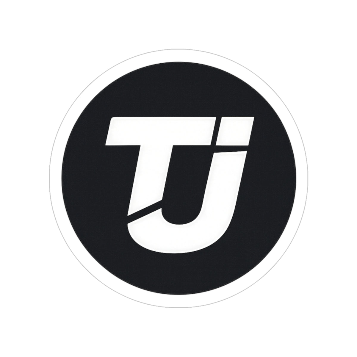 TJ Logo Sticker, Round, 1pcs