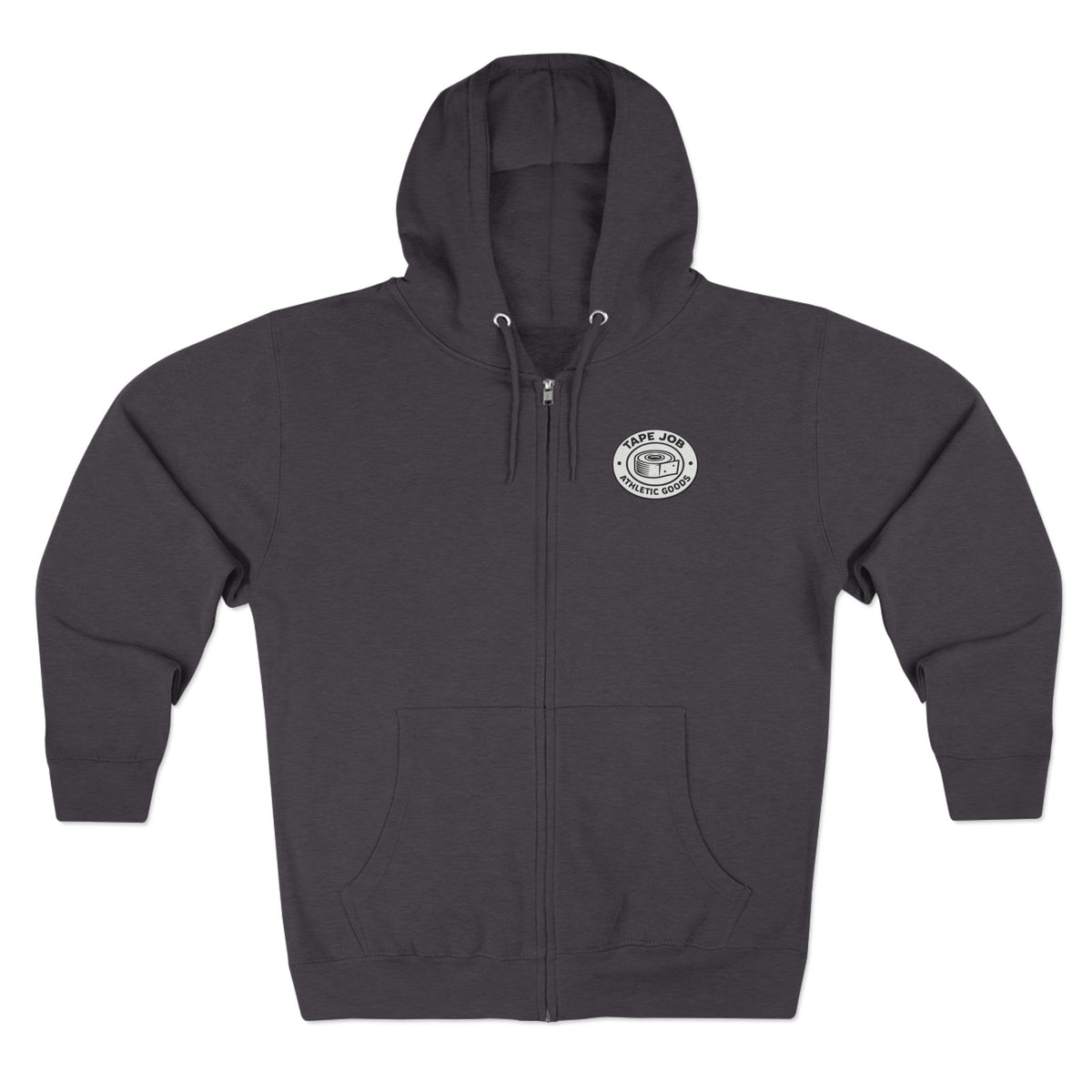 Tape Job Zip Front Hoodie